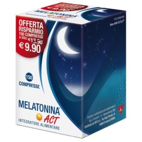 Melatonina Act Integratore Sonno 150 Compresse Melatonina Act Integratore Sonno 150 Compresse