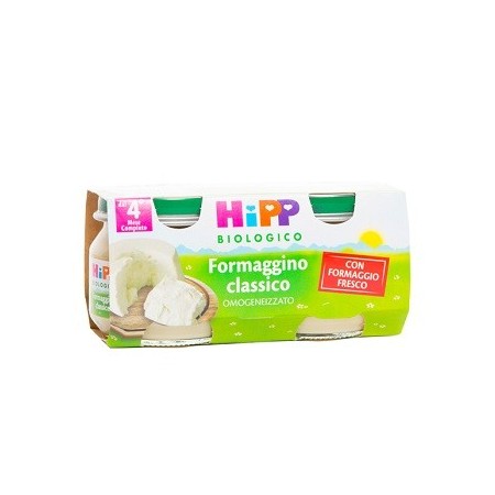 Hipp Biologico Omogeneizzato Formaggino Classico 2x80g