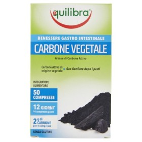 Equilibra Carbone Vegetale Integratore Pancia Piatta 50 Compresse Equilibra Carbone Vegetale Integratore Pancia Piatta 50 Compresse