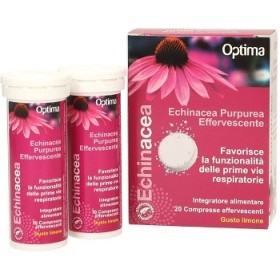 Optima Echinacea Purpurea Effervescente Integratore Benessere Vie Respiratorie 20 Compresse Optima Echinacea Purpurea Effervescente Integratore Benessere Vie Respiratorie 20 Compresse