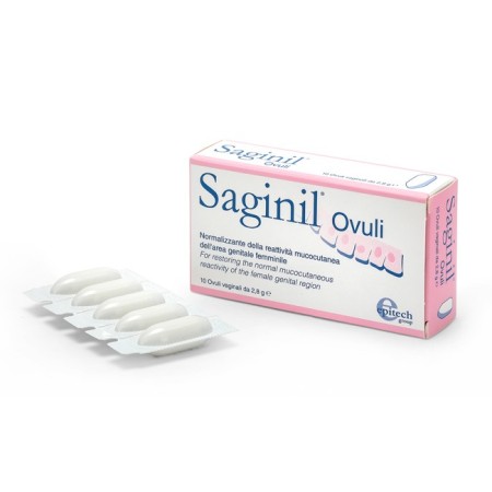 Saginil Normalizzante Reattvità Mucosa Vaginale 10 Ovuli 2,8 g
