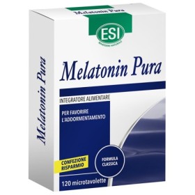 Esi Melatonin Pura Integratore Sonno 120 Microtavolette Esi Melatonin Pura Integratore Sonno 120 Microtavolette