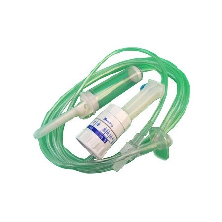 Farmacare Deflussore Fleboclisi Con Regolatore Di Flusso Da 5ml/h A 250ml/h