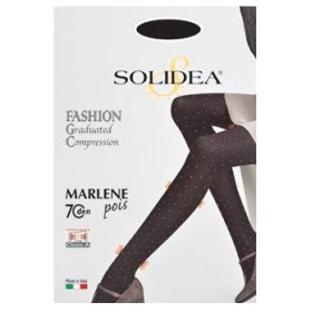 Solidea Marlene Opaque Pois 70 DEN Collant Compressivo Riposante Colore Moka Taglia 3 ML Solidea Marlene Opaque Pois 70 DEN Collant Compressivo Riposante Colore Moka Taglia 3 ML
