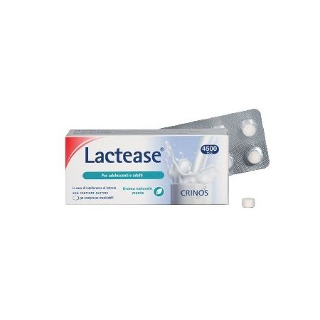 Lactease Integratore Alimentare Intolleranza Al Lattosio 30 Compresse Masticabili