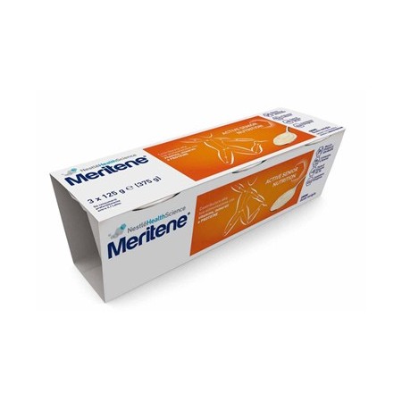 Meritene Forza e Vitalità Crema Vaniglia Dessert Iperproteico Ipercalorico 3x125 g