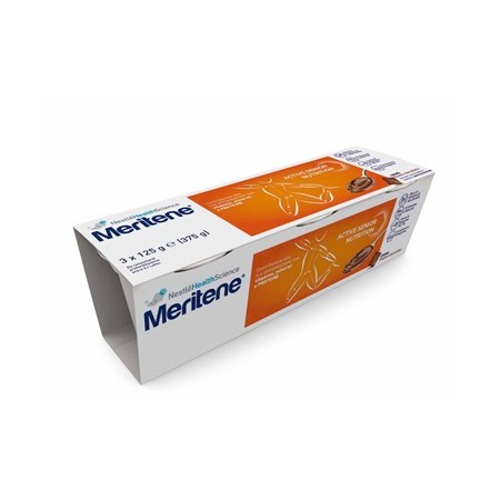 Meritene Forza e Vitalità Crema Cioccolato Dessert Iperproteico Ipercalorico 3x125 g