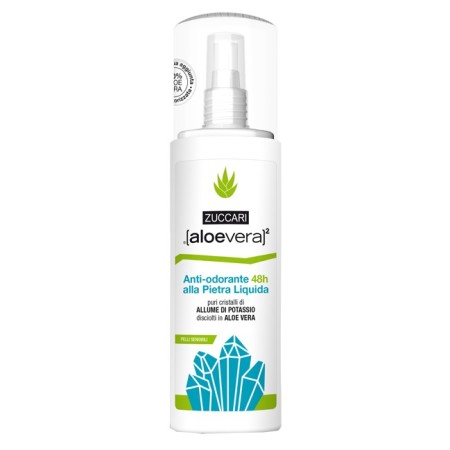 Zuccari Aloevera2 Deodorante alla Pietra Liquida Anti-odori 100 ml