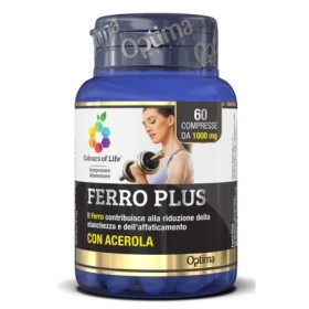 Optima Colours of Life Ferro Plus Con Acerola Integratore Difese Immunitarie 60 Compresse Optima Colours of Life Ferro Plus Con Acerola Integratore Difese Immunitarie 60 Compresse