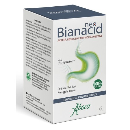 Aboca NeoBianacid Acidità e Reflusso 45 Compresse Masticabil