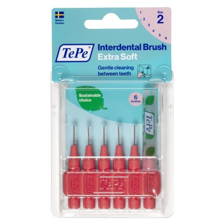 TePe Scovolino X-Soft Con Filamenti Extra Soffici Rosso Misura 0,5 mm