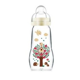 Mam Feel Good Biberon In Vetro Resistente Alle Alte Temperature 260 ml Mam Feel Good Biberon In Vetro Resistente Alle Alte Temperature 260 ml
