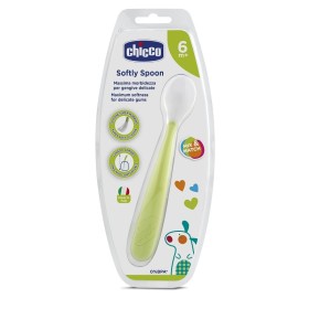 Chicco Cucchiaio Morbido Silicone Verde  6m Chicco Cucchiaio Morbido Silicone Verde  6m