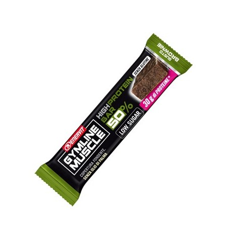 Enervit Gymline Muscle High Protein Bar 50% Barretta Proteica Brownie 60 g