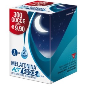 Melatonina ACT Gocce Integratore Per il Sonno 15 ml Melatonina ACT Gocce Integratore Per il Sonno 15 ml