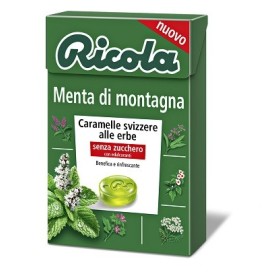 Ricola Menta di Montagna Caramelle alle Erbe senza Zucchero 50 g Ricola Menta di Montagna Caramelle alle Erbe senza Zucchero 50 g