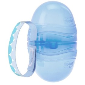 Chicco PortaSucchietto Doppio Blu  0m Chicco PortaSucchietto Doppio Blu  0m