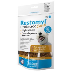 Restomyl Dentalcroc Migliora Alito Cani Taglia Media Grande e Gigante 150 g Restomyl Dentalcroc Migliora Alito Cani Taglia Media Grande e Gigante 150 g