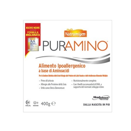 Nutramigen Puramino Latte In Polvere Ipoallergenico 400 g