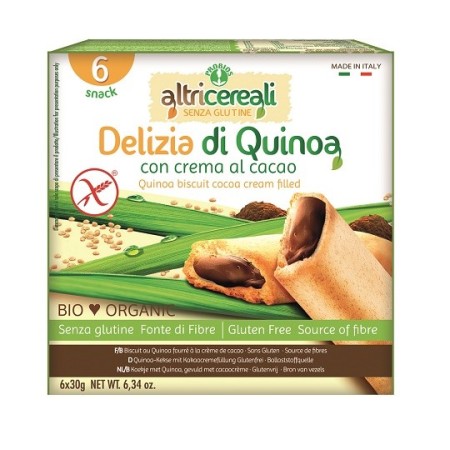 AltriCereali Delizia Quinoa Con Crema Al Cacao 6 Pezzi da 30 g