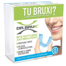 Dr. Brux Bite Notturno Superiore Azzurro 1 Pezzo Dr. Brux Bite Notturno Superiore Azzurro 1 Pezzo
