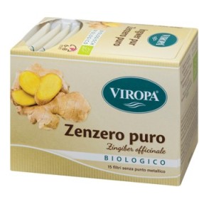 Viropa Zenzero Puro Bio 15 Bustine Con Filtro Viropa Zenzero Puro Bio 15 Bustine Con Filtro