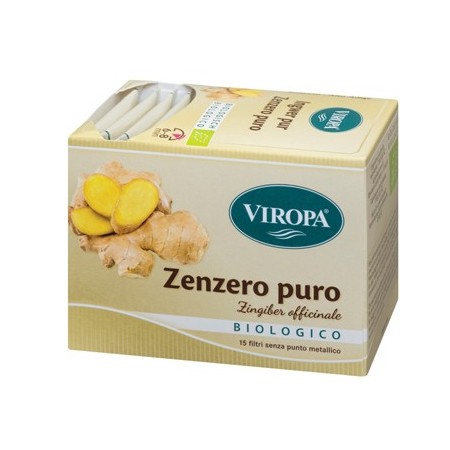 Viropa Zenzero Puro Bio 15 Bustine Con Filtro