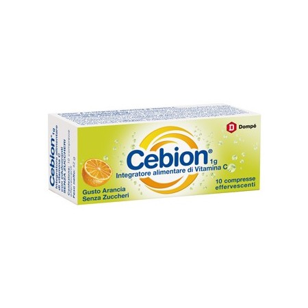 Cebion Effervescente Senza zucchero Integratore Vitamina C 10 Compresse