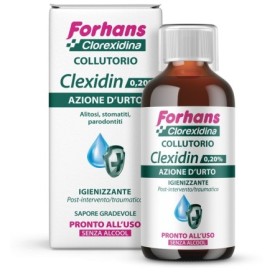 Forhans Clexidin 0,20% Collutorio Senza Alcol 200 ml Forhans Clexidin 0,20% Collutorio Senza Alcol 200 ml
