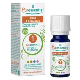 Puressentiel Olio Essenziale Timo Linalolo Integratore Per Benessere Naso e Gola 5 ml Puressentiel Olio Essenziale Timo Linalolo Integratore Per Benessere Naso e Gola 5 ml