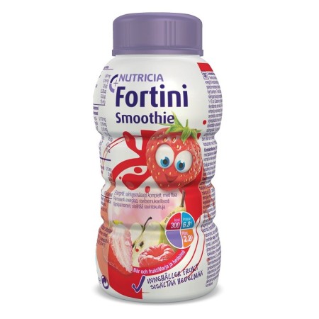 Fortini Smothie Multi Fibre Integratore Nutrizionale Gusto Frutti Rossi 200 ml