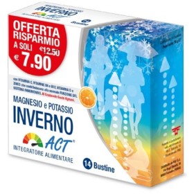 Magnesio Potassio Inverno Act Integratore 14 Bustine Magnesio Potassio Inverno Act Integratore 14 Bustine