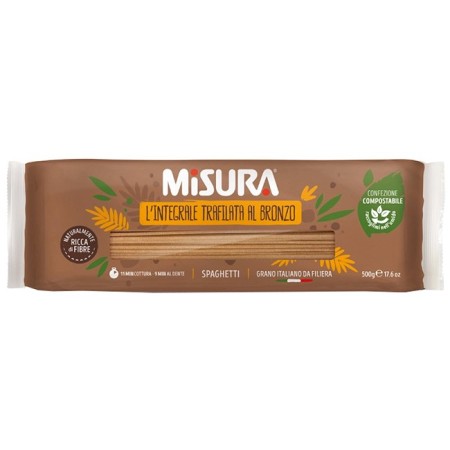 Misura Spaghetti Con Germe Di Grano Integrale 500 g