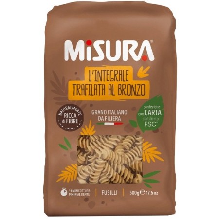 Misura Fusilli Con Germe Di Grano Integrale 500 g