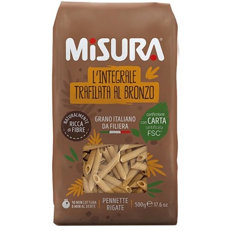 Misura Pennette Con Germe Di Grano Integrale 500 g