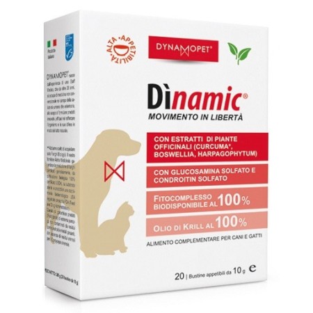 Dinamic Integratore Articolare Per Cani 20 Bustine 10 ml