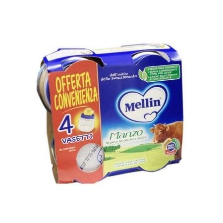 Mellin Omogeneizzato di Manzo 4 x 80 g