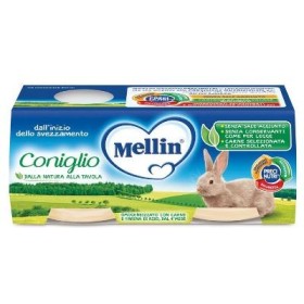 Mellin Omogeneizzato di Coniglio 2 x 120 g Mellin Omogeneizzato di Coniglio 2 x 120 g