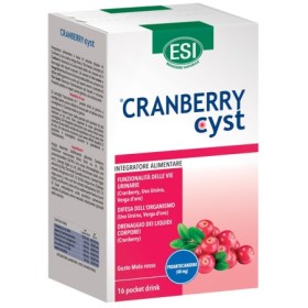Esi Cranberry Cyst  Pocket Drink Integratore Benessere Vie Urinarie 16 Pocket Drink Esi Cranberry Cyst  Pocket Drink Integratore Benessere Vie Urinarie 16 Pocket Drink