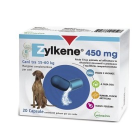 Zylkene 450 mg Integratore Problemi Comportamentali Cani Oltre 15 Kg 20 Capsule Zylkene 450 mg Integratore Problemi Comportamentali Cani Oltre 15 Kg 20 Capsule
