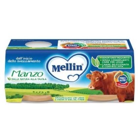 Mellin Omogeneizzato Di Manzo 2 x 80 g Mellin Omogeneizzato Di Manzo 2 x 80 g