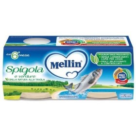 Mellin Omogeneizzato di Spigola 2 x 80 g Mellin Omogeneizzato di Spigola 2 x 80 g