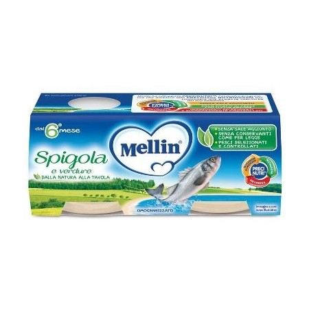 Mellin Omogeneizzato di Spigola 2 x 80 g