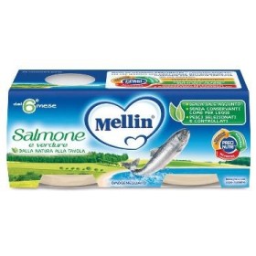 Mellin Omogeneizzato di Salmone 2 x 80 g Mellin Omogeneizzato di Salmone 2 x 80 g