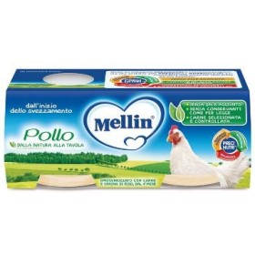 Mellin Omogeneizzato Di Pollo 2 x 80 g Mellin Omogeneizzato Di Pollo 2 x 80 g