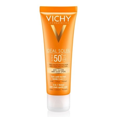 Vichy Idéal Soleil Trattamento Antimacchie Colorato 3in1 SPF 50  Protezione Viso 50 ml