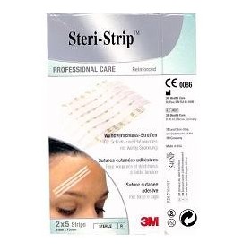 3M Steristrip Cerotto Sterile Per Sutura Piccole Ferite 6x75 3M Steristrip Cerotto Sterile Per Sutura Piccole Ferite 6x75