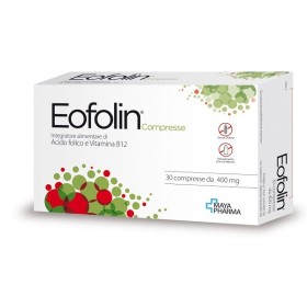 Eofolin Integratore Acido Folico 30 Compresse Eofolin Integratore Acido Folico 30 Compresse