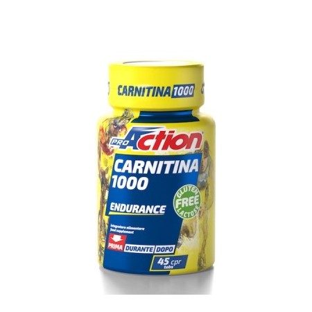ProAction Carnitina 1000 Integratore Pro Energetico 45 Compresse
