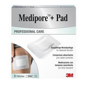 Medipore Pad Medicazione Sterile 10x20 cm 5 Pezzi Medipore Pad Medicazione Sterile 10x20 cm 5 Pezzi